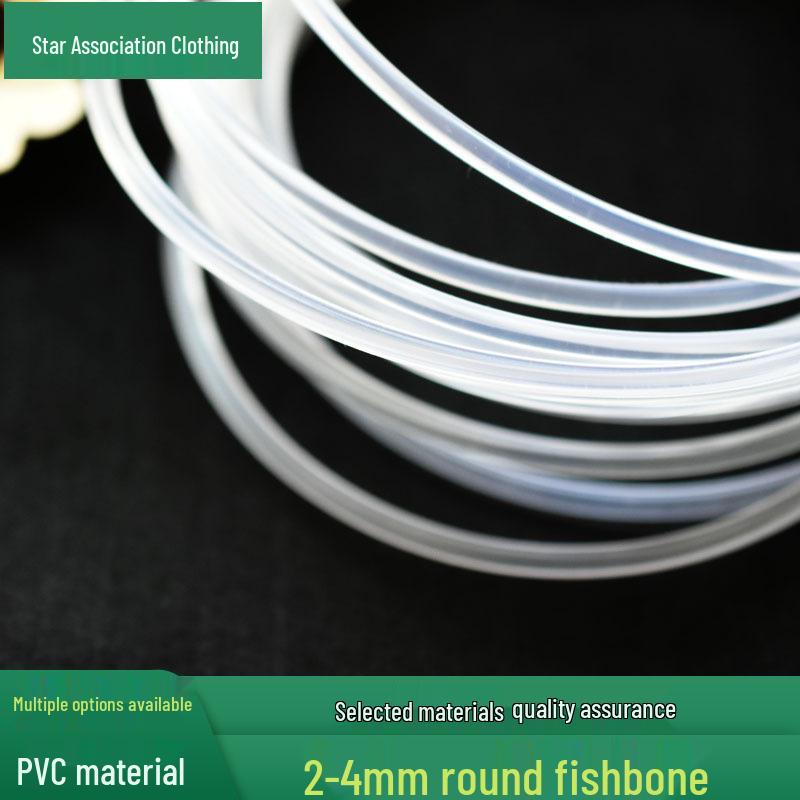 Kruhová spodnička s kosticemi: 2.0/2.5/3.0/4.0mm Svatební šaty Spodní prádlo Doplňky