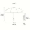 1pc Automatic Open/Close Umbrella with Stained Glass Dragonfly Design - Purple, Blue, Golden, Black, Teal, - Compact Folding U