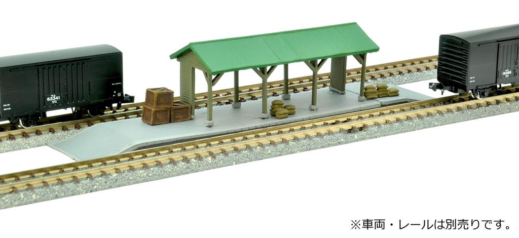 Building Collection Kenkore Station C4 Platform for Luggage and Diorama Supplies 022-4 ~Low Cargo~