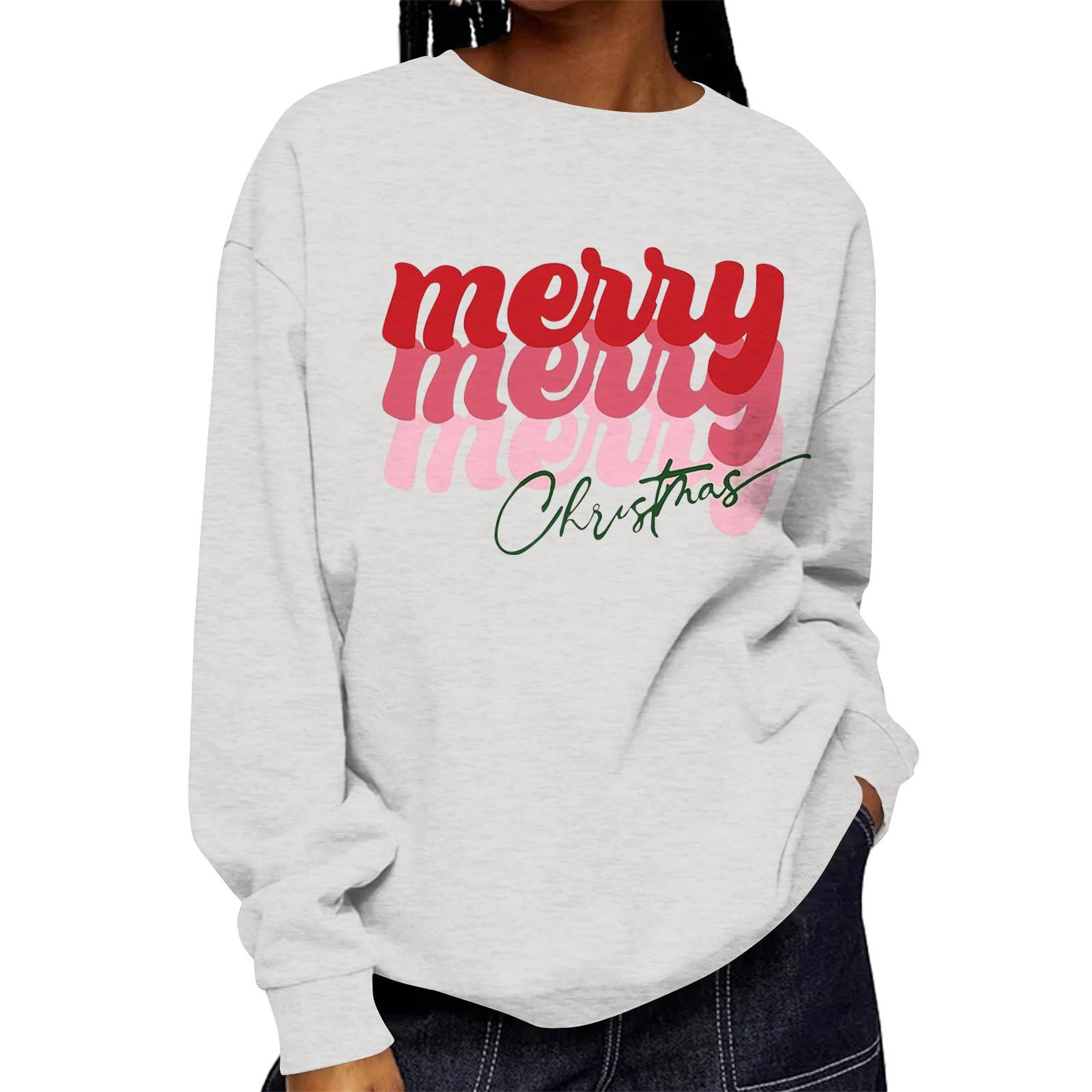 

Женская модная повседневная свободная толстовка с круглым вырезом и длинным рукавом, однотонная XL белый