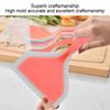 Cooking Spatula Transparent Twocolor Silicone Wide Mouth Frying Spatula Pancakes Fried Shovel for Home Kitchen