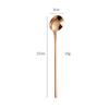 304 Stainless Steel Coffee Spoons Teaspoon Kitchen Tableware Gold Kitchen Coffee Accessories 13/15/17cm Mini Dessert Cake Spoon