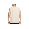 Nike Camiseta sin mangas de cuello redondo con logo para hombre tops Marfil claro HJ3688-110