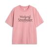 Comfortable Breathable Loose Short Sleeve T-Shirt Men Tops Peach-Pink AHSV035-8