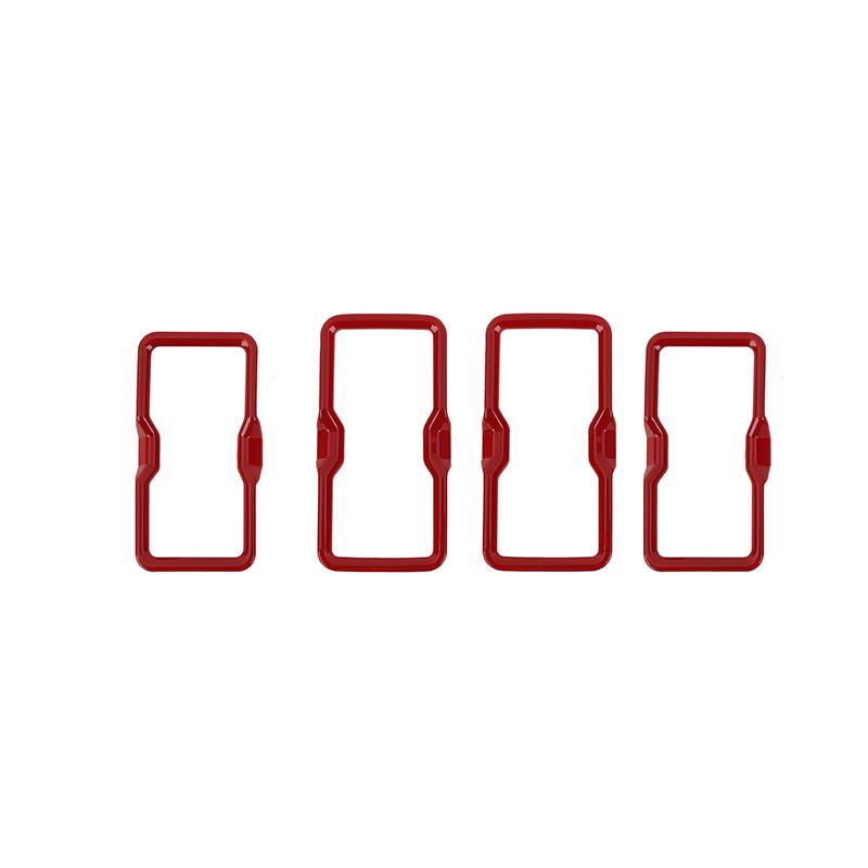 TESIN ABS Car Dashboard Air Conditioning Vent Outlet Decoration Cover For Ford Bronco  2022 2023 UP Interior