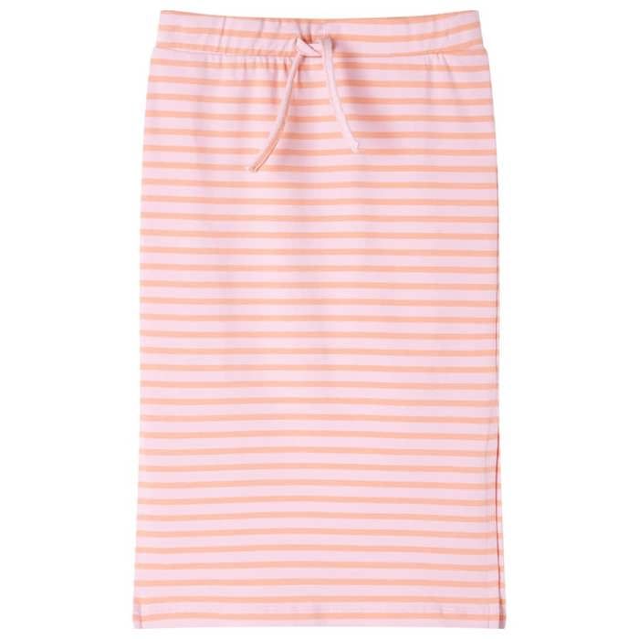 Jupe droite pour enfants avec rayures rose 92/104/116/128/140