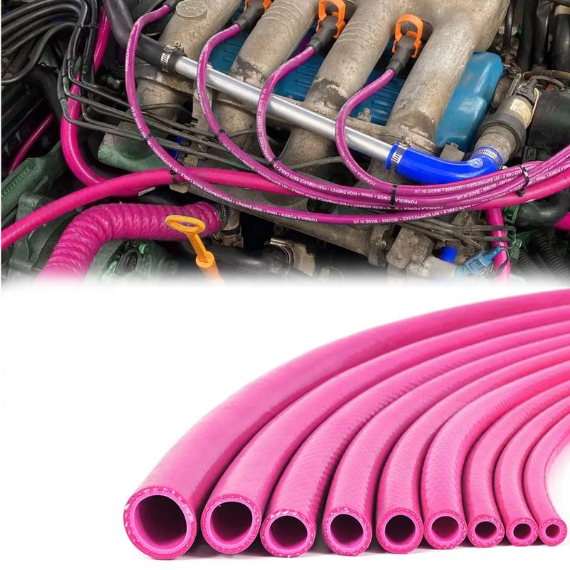 Straight Silicone Coolant Hose 1 Meter Length Intercooler Pipe ID 6.5mm 8mm  10mm 12mm 14mm 16mm Green Pink Yellow Orange