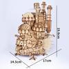 Château Ambulant de Howl Puzzle 3D en Bois par Hayao Miyazaki – Modèle Éducatif Ornement Jouet Cadeau
