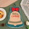 1PC Hanging Multi Element Christmas Creative Hand Towel Children Small Towel Thickened Coral Fleece Cute Embroidery Household