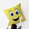 CARTOON ANGRY Funny Face Eyes Maple Design Cushion Cover Happy Autumn Harvest decor Holiday Decorati Pillow Cover