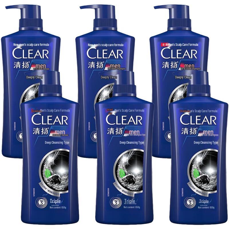 

Clear Deep Clean Anti-Dandruff Shampoo 6-Pack
