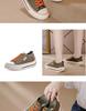 2026 Koreanischer Stil Damen Low-Top Canvas Schuhe - Einfarbige, Leichte, Flache Sohle, Trendige Laufschuhe für die Freizeit