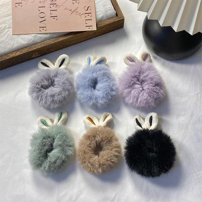 Kore Sevimli Peluş Tavşan Kulaklı Saç Tokası - Moda Mori Kız Aksesuarı