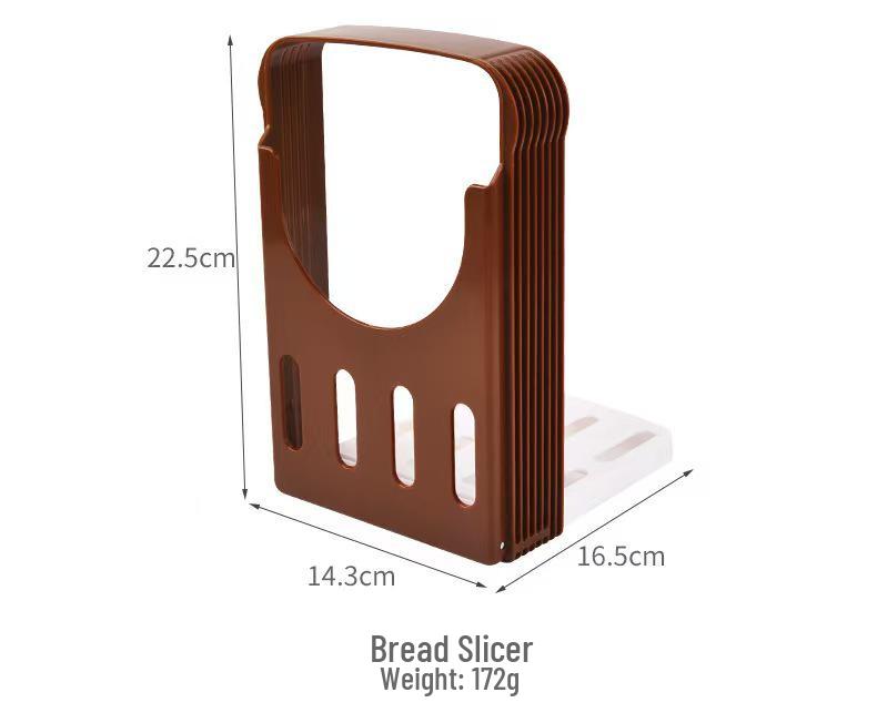 Coffee Color Toast Bread Slicer Rack - Household Cutting Tool for Baking