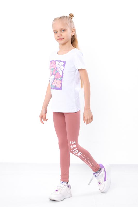 Girls’ Leggings – Stretchy Comfortable Fit & Soft Fabric, Any Season, 6000-036-33 HC