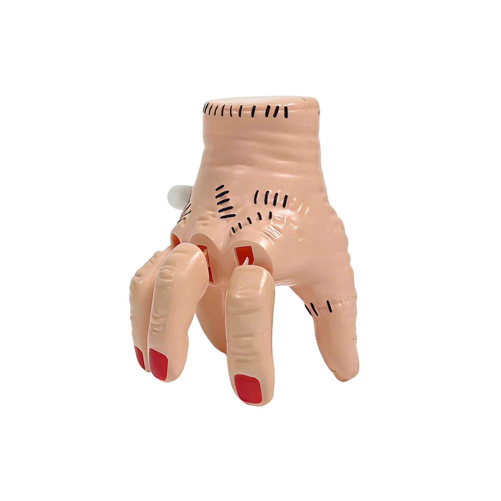 

Inflatable Hand Prop with Detached Finger Design Realistic Texture and Stitching Details for Halloween Costume Party Decoration One Size