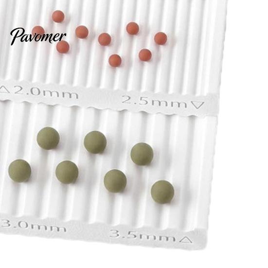 Professional Bead Crafting Too 6Pcs Polymer Clay Maker Tools, 1/1.5/2/2.5/3/3.5MM Roller, Beginner Friendly Tools Mini Sphere Shaper Tool for