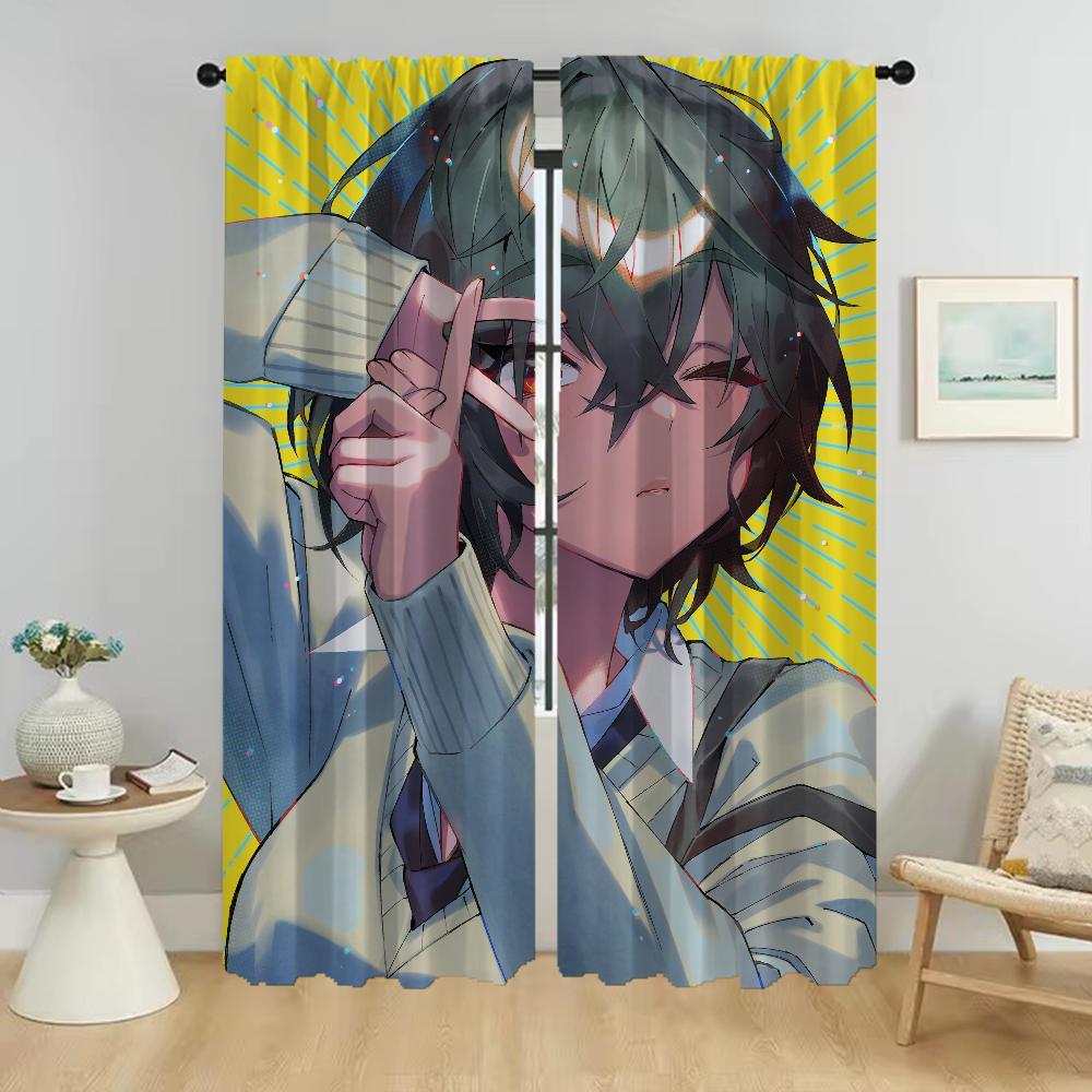 

Saito Sunflower Partition Элегантные шторы для гостиной, затемняющие шторы, противомоскитные шторы, 2 шт., кухня W50xH70cmx2pcs-CL