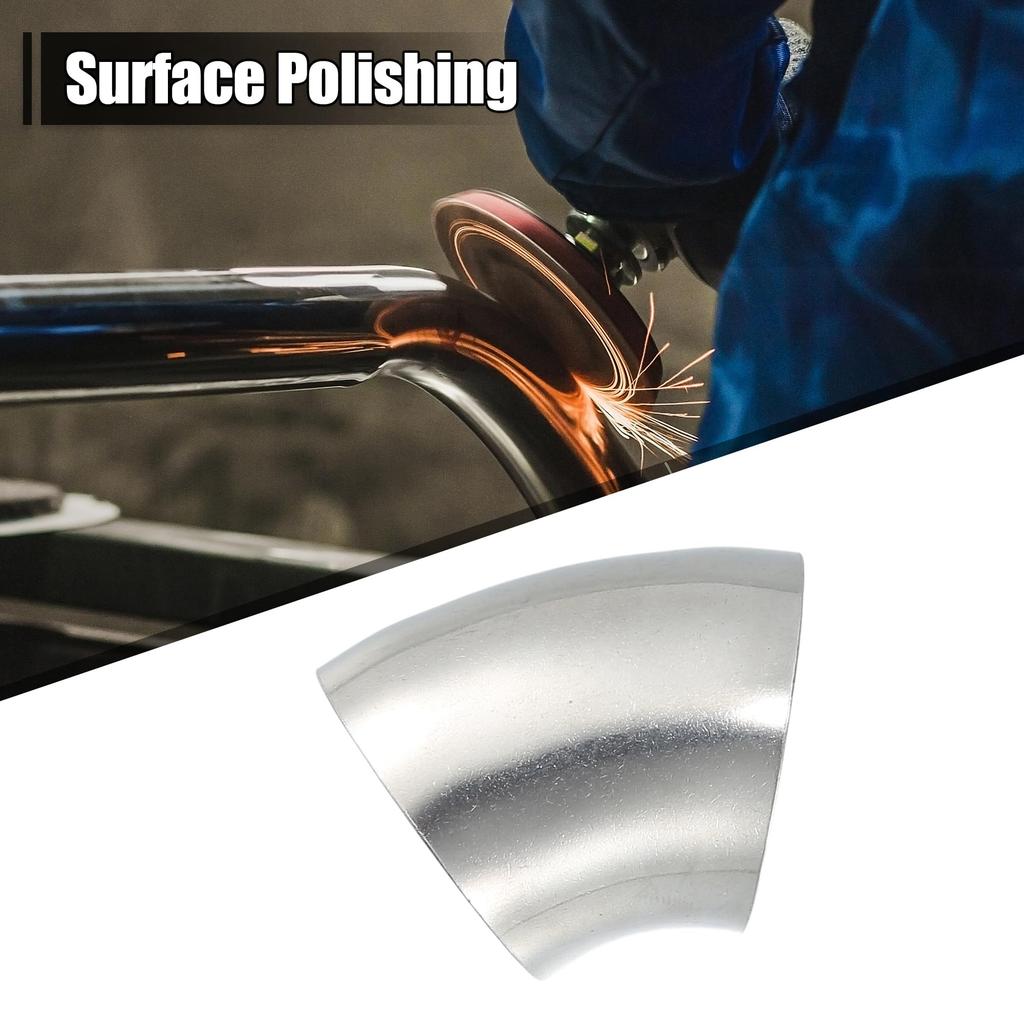 X AUTOHAUX Mandrel Bend Exhaust Elbow Pipe SS304 Stainless Steel