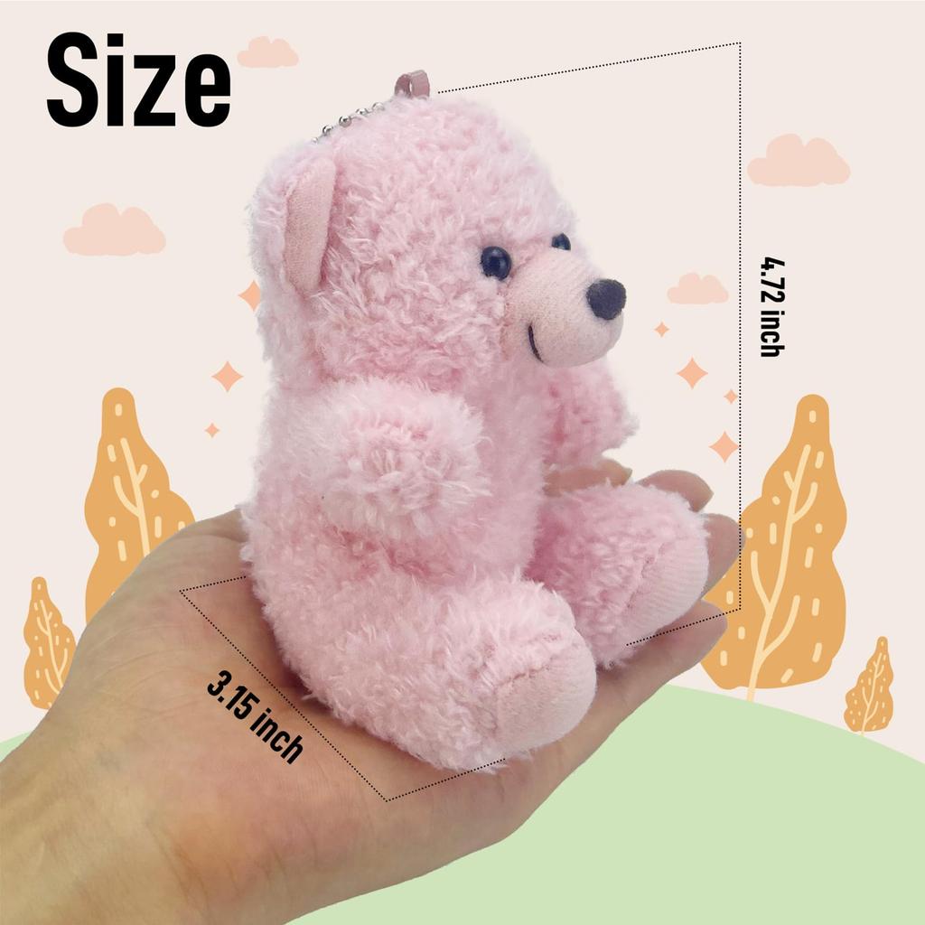 Mini Pluszowe Misie Hurtowo, Małe Pluszowe Zwierzątko Zabawkowe, Miękkie Pluszowe Mini Misie na Baby Shower, Ukończenie Szkoły, Wesele, Imprezę Urodzinową