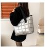 2025 Winter Versatile Influencer Shoulder Bag: Stylish Textured Makeup Tote