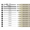 Waterproof Quick-Dry Black Fine-Liner Pen for Manga Art and Outlining