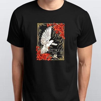 Fleetwood Mac Klasyczny Rock Unisex Koszulka S M L XL XXL 3 4 XL kolory Czarny