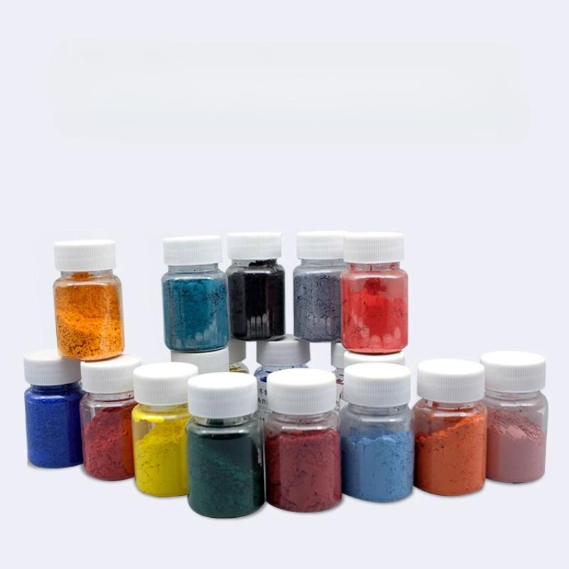 10g Bottled Ceramic Underglaze Colored Powder Never Fade Making Tableware Tea Sets Vases Ornaments Office Supplies 1280℃-1350℃