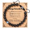 Hot Sale 8mm Lava Volcanic Stone Bracelet Natural Stone Beaded Moonstone Cross Bracelet Couple Bracelet