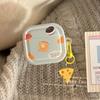 Cartoon Yellow Cream Cheese Bread Earphone Case for AirPods Pro 3 2 Headset Protective Cover For Air Pods 4 3 2 1 With Cartoon Cheese Star Pendant