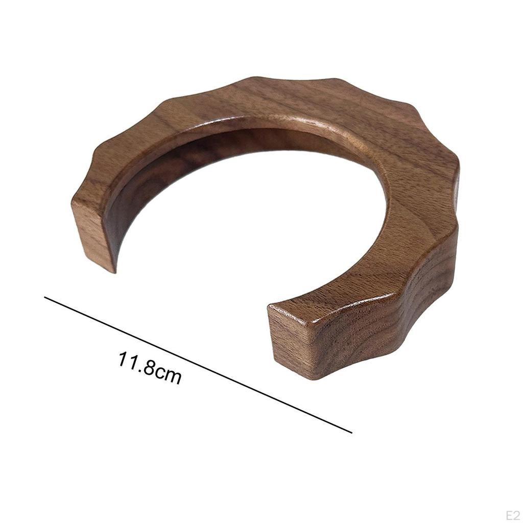 Coffee Machine Grouphead Ring Anti Scald Easy to Install Portable Reusable Multiuse Wood Cafe