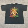 Vintage Y2K Carlos Santana Abraza-Tu-Luz Devadip Shirt XL 23x29 Black