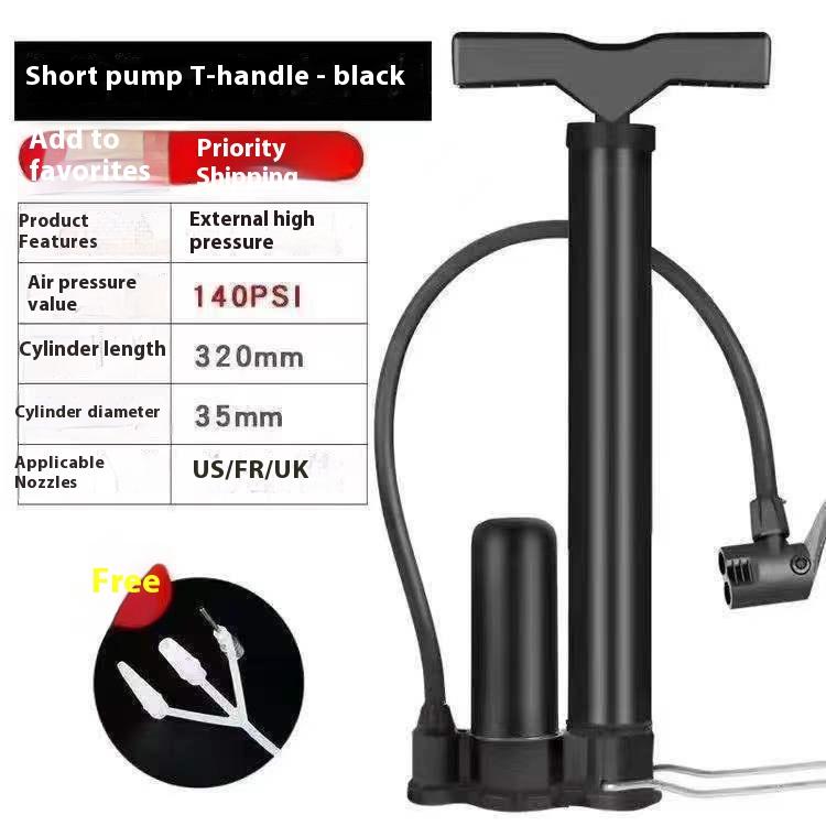 Pompă Bicicletă Presiune Înaltă Portabilă Mică de Uz Casnic Electrică Motocicletă Mașină cu Baterie Mașină Tub Baschet Pompă Inflatabilă