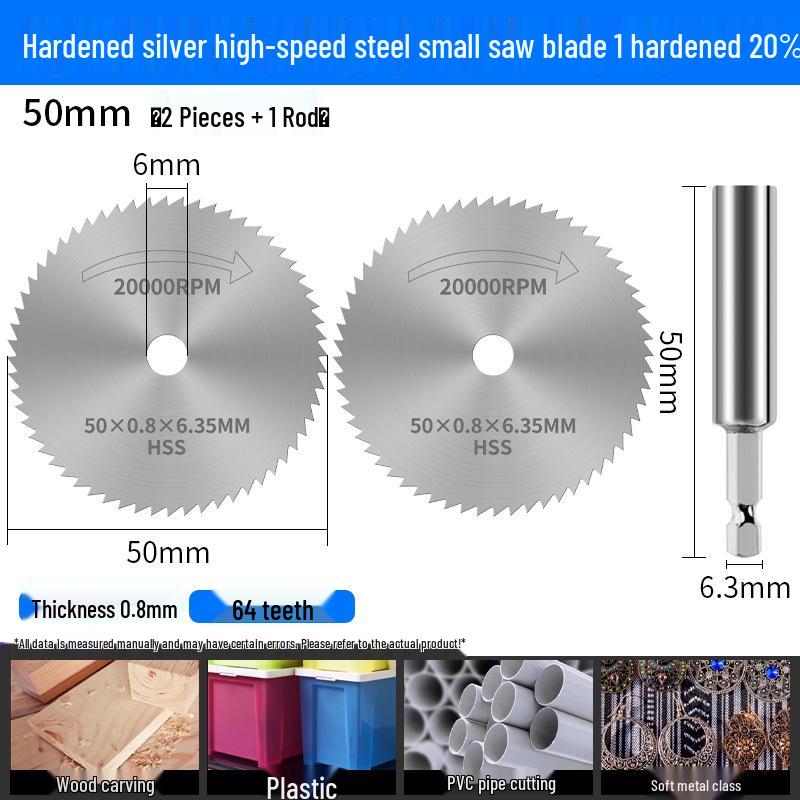 High-Speed Steel Mini Circular Saw Blade for Electric Drill and Grinder