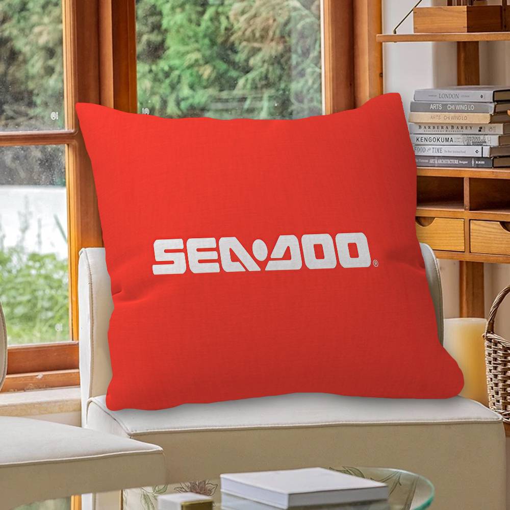 S-Sea D-Doo Seadoo Office Cushion Pillowcase Car Cushion Cover45X45CM Lumbar Pillowcase Sofa Pillowcover