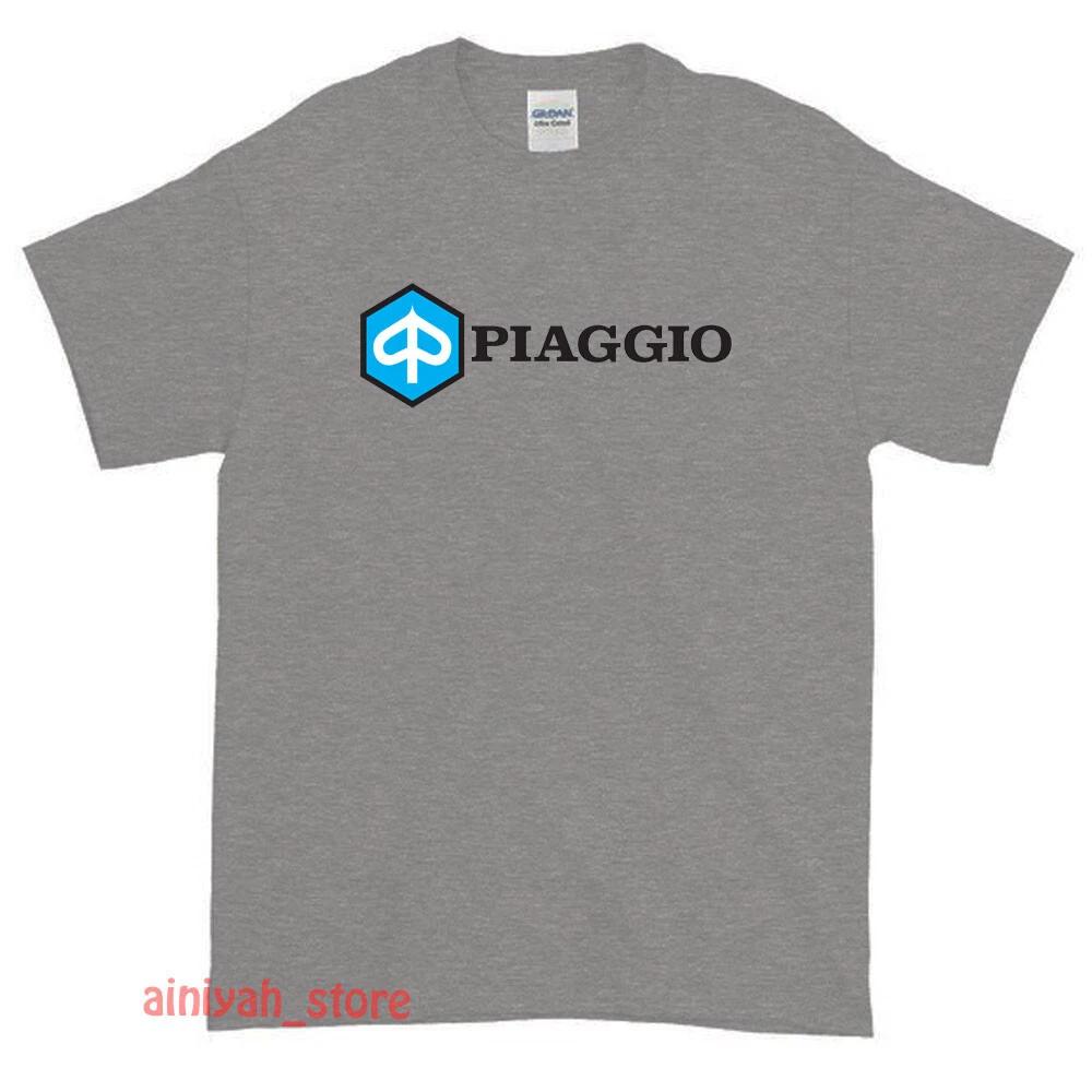 New Piaggio Scooter Logo Men s Funny T shirt USA Size S-XXL S