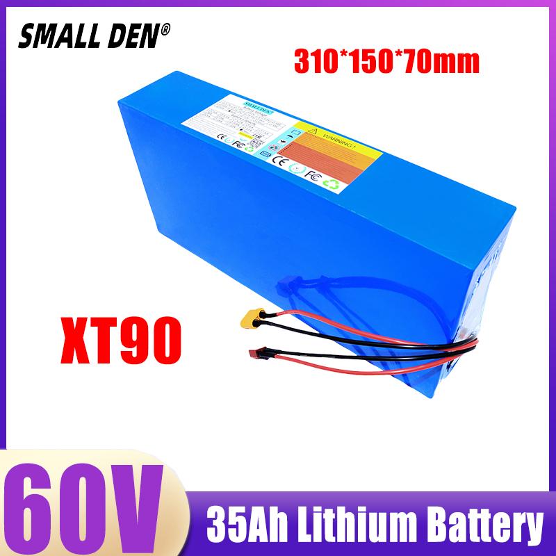 New 60V 10Ah 20Ah 21Ah 30Ah 35Ah 1500W-300W Lithium Battery, Suitable for Balancing Bicycles, Bicycles, Scooters, and Tricycles
