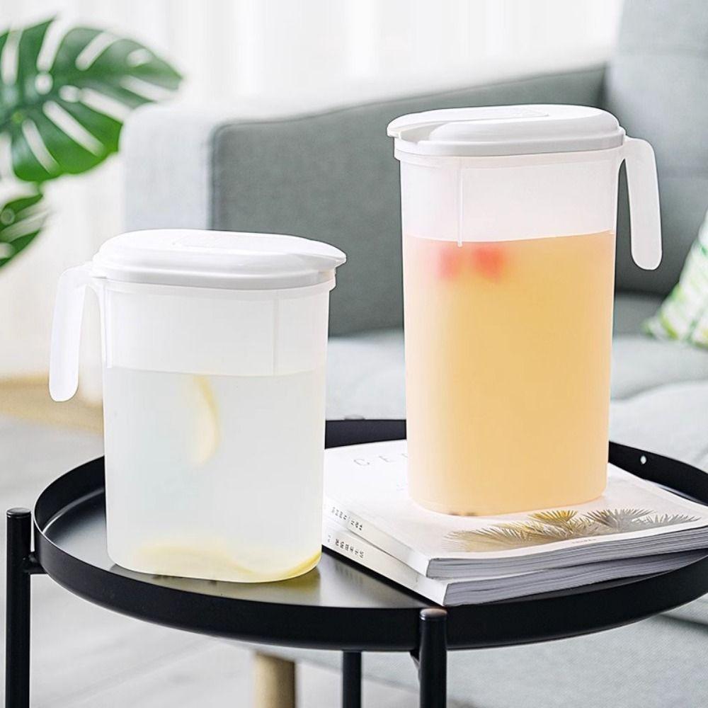 Transparent Cold Water Pot Large Capacity Fruit Tea Drink Kettle Water Jug  For Household Camping