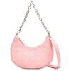 New MCM Aren Visetos Nappa Leather Shoulder Bag, Chain Bag, Handbag, Shoulder Bag Small Women's Pink MWHCATA11QZ001