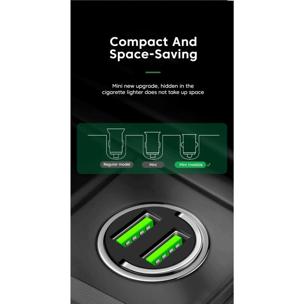 PD 200W USB Car Charger Fast Charging Auto Mobile Phone Adapter QC 3.0