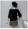 2024 Summer Mesh Fashion Cross Hollow Hot Drill Slimming Sun Protection Top for Women