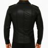 NOORA Lambskin Black Leather Jacket Men's Genuine Stylish & Fashionable Black Slim Fit Jacket