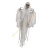55KF Halloween Geisterpuppen Dekorationen Auffälliges Totenkopfkopf Ornament Schreckliche Festliche Verzierungen für Außenbereich