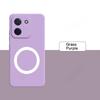Candy Color Skin Feel Liquid Silicone Car Magnetic Holder Case for Poco M8 F8 F6 X7 X6 X5 Pro Ultra Slim Anti-drop Protect Cover