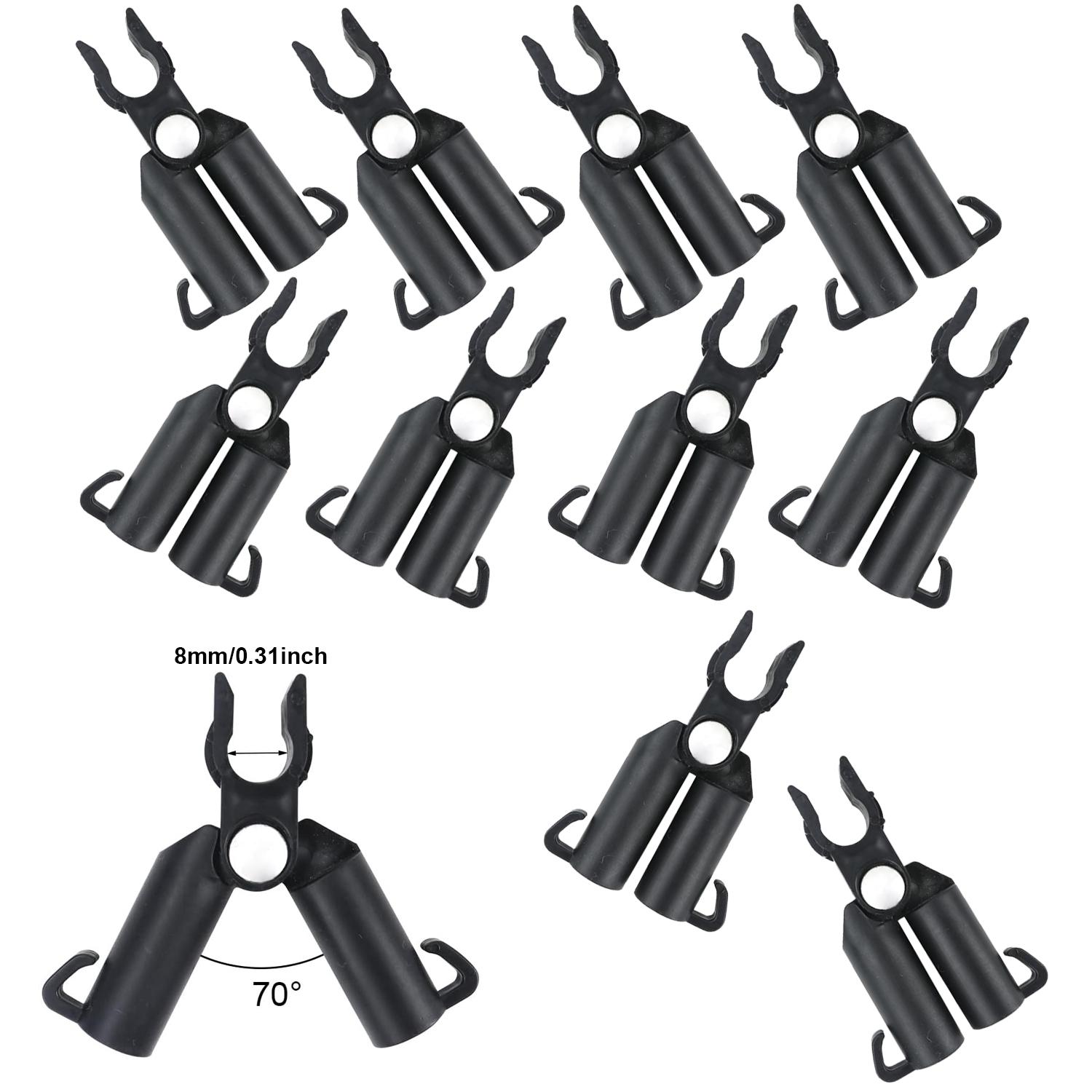 

10pcs Plant Support A-Btype Fixed Clip, Awning Pillar Plant Grafting Stakes Connector Climbing Vine Bracket Garden Accessories 8mm(10pcs)