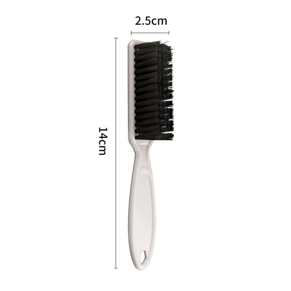 Comb Blade Comb Soft Bristles Brush Scissors Cleaning Brush Men Oil Head Brush Skin Fade Brush