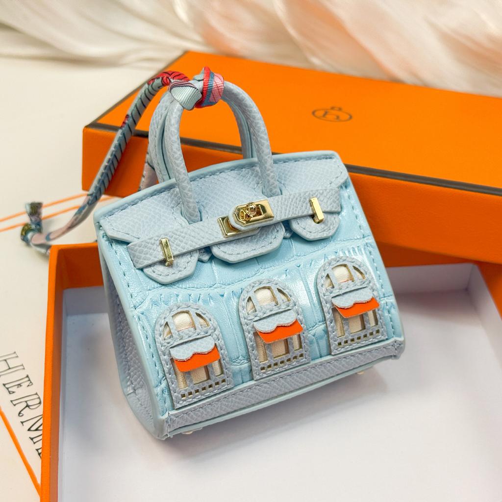 Neuer modischer Mini-Kleinhäuser-Taschenanhänger kleine Tasche süßer Taschenanhänger Mund roter Umschlag Kopfhörertasche Autoschlüsselanhänger