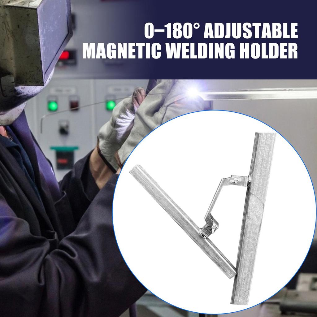 Welding Magnet Welding Holder Magnet Adjustable Angle 0-180 Degree Heavy Duty Soldering Fixture Tool for Fabrication Roofing