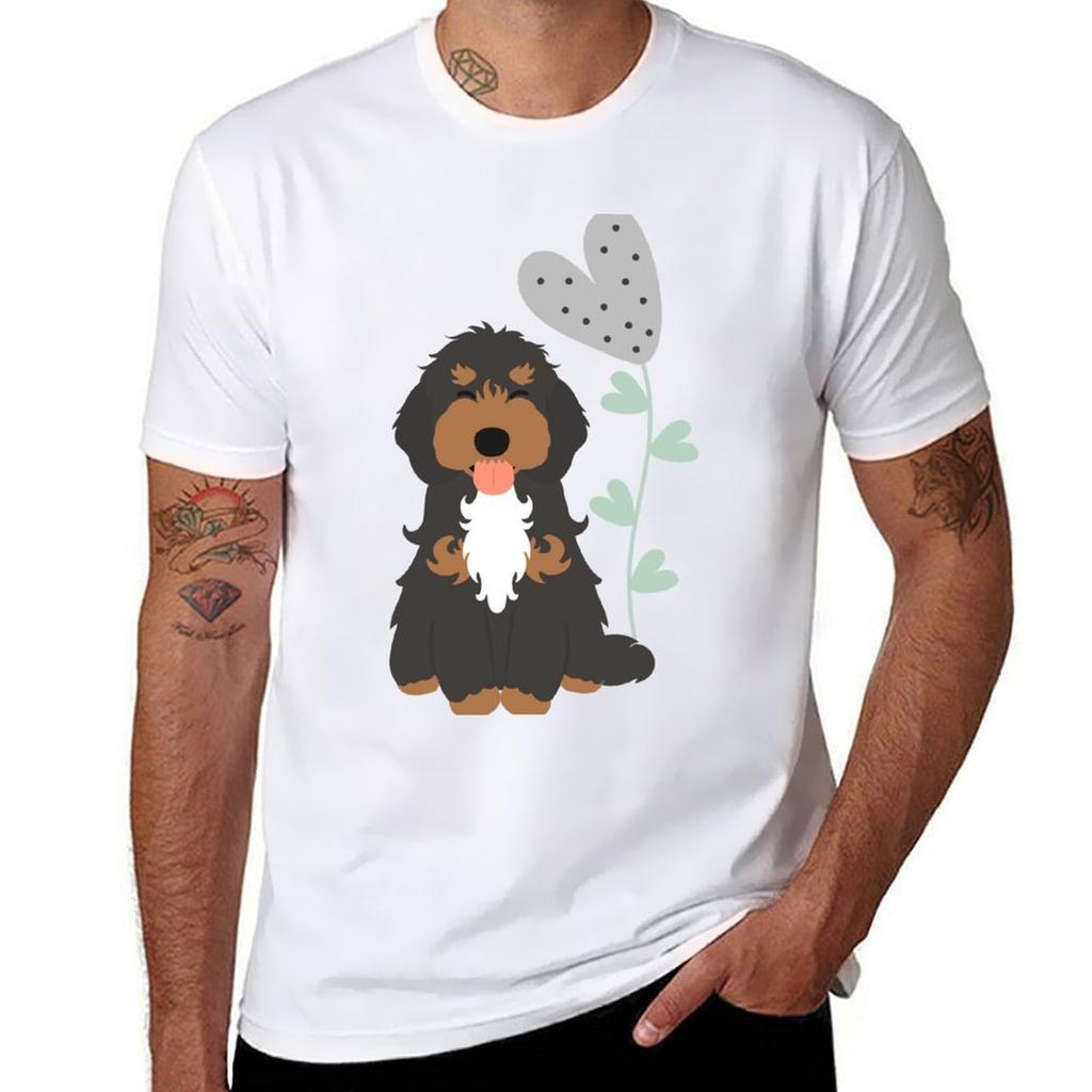 Love Black And Tan Tricolor Cockapoo Cavapoo Cavoodle Tshirt Casual Daily Graphic Tee Tshirt