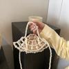 Cute Women Pearl Bag Bead String Wallet Handbag Versatile Use Crossbody Hand Bags  Outdoor